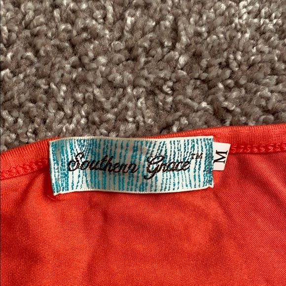 Pink/Orange Dress with brown tassels. - Picture 4 of 4